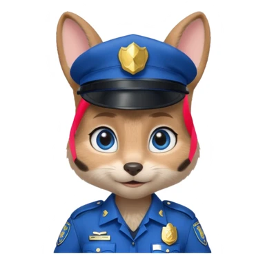 Judy Hopps from the Zootopia Disney movie sticker