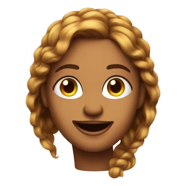 A sassy smile in realistic format sticker