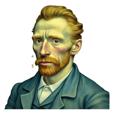 van gogh painting  sticker