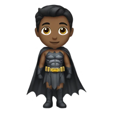 Batman wearing a dress sticker