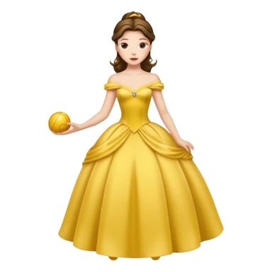 Belle from Beauty and the Beast sticker