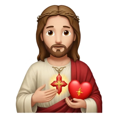 Catholic Sacred heart  sticker