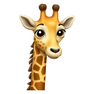 Un doudou girafe  sticker