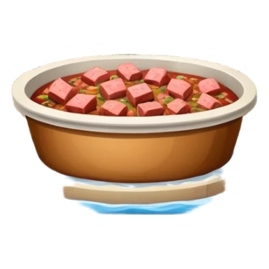  paris art gallery SPAM meat slop city arty landscape  sticker