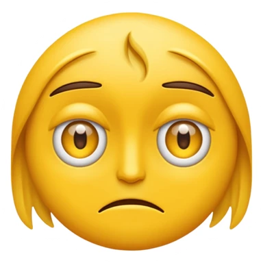 Eye twitching emoji sticker