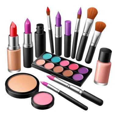 make-up supplies sticker