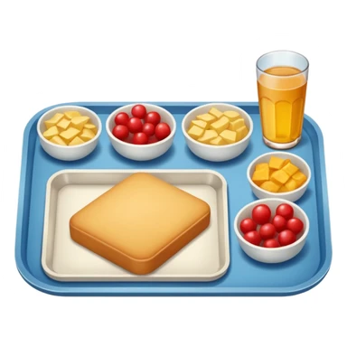 rectangle tray meal sticker