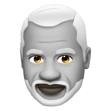 Shaq o neal avec une tete de poule sticker