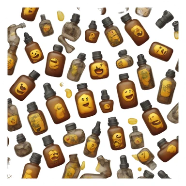 Tattoo ink in bottles  sticker