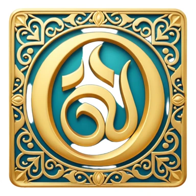 Allah'ın yazısı sticker