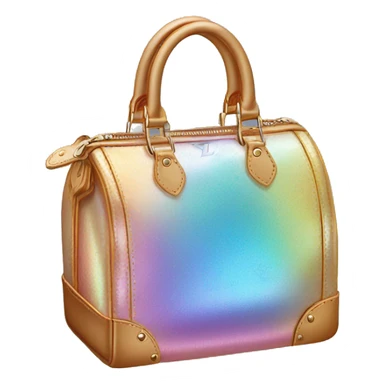 Iridescent Louis Vuitton bag sticker