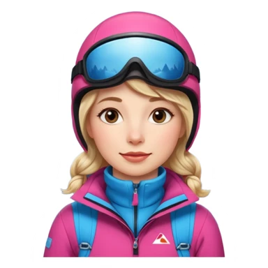 Woman Skiing, Background Matterhorn sticker