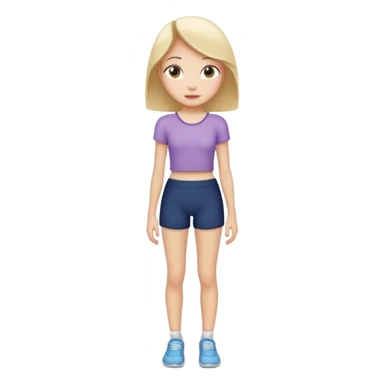 Skinny legend. Girl with Super tiny dramatic waist sticker