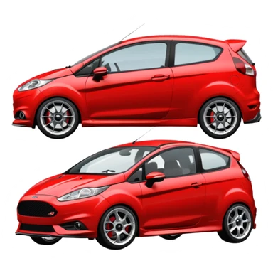 Ford fiesta mk6 st150 red sticker