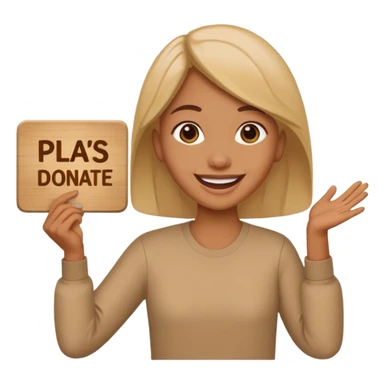 I wanna create a emoji on Roblox pls donate I need that goal to complete  sticker