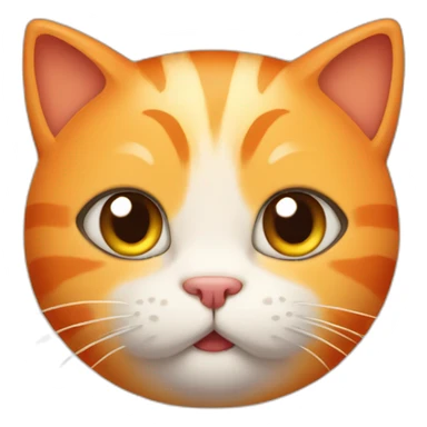 aN orange tubby cat with a hurt right ear sticker