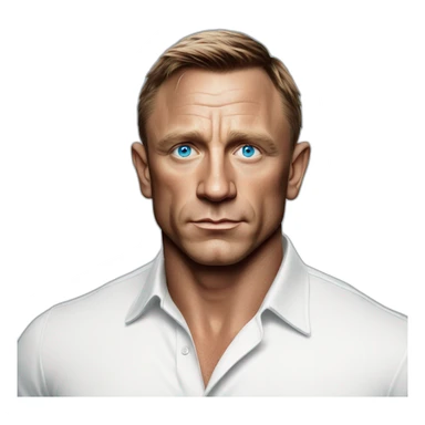 daniel craig blue eyes sticker