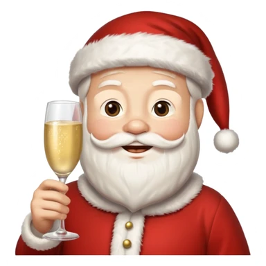 Santa Claus New Year 2026 sticker