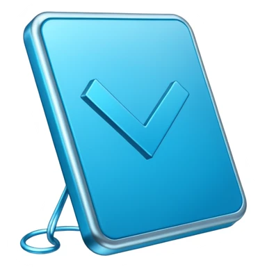 can u make roblox blue square checkmark and square should be tilted to  sticker
