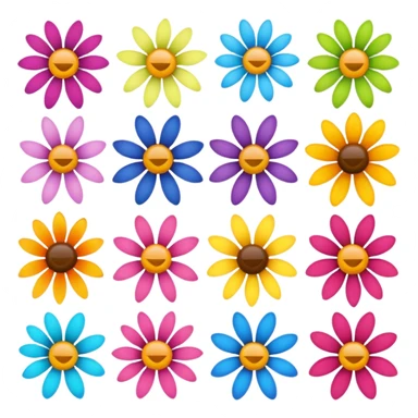 Flowers sticker
