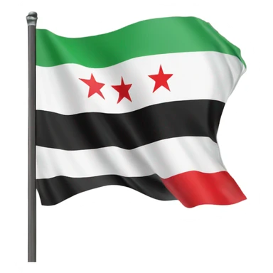 Free syria flag sticker