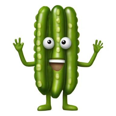 Pickle man sticker