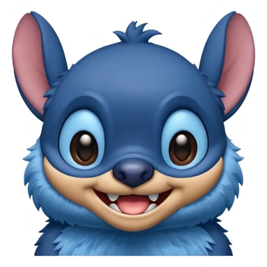 Stitch sentado sticker
