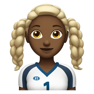 Volleyball girl sticker