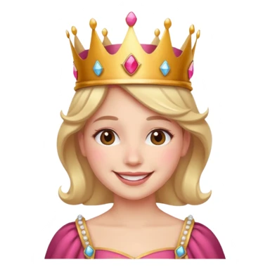 Una persona enamorado y con una corana sticker