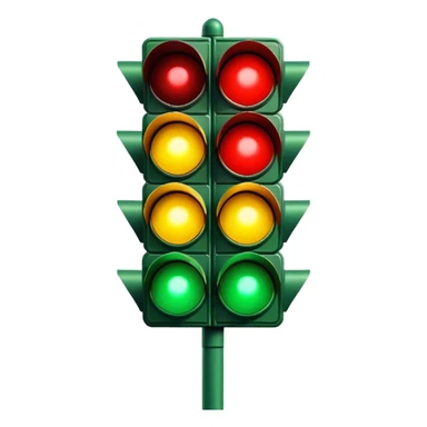 Traffic signal with green light illuminated. Top light is dark red. Middle light is dark yellow. Bottom light is green and bright sticker