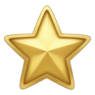 gold star coin sticker