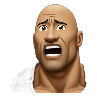 the rock vomiting sticker