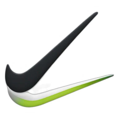 Nike swoosh sticker