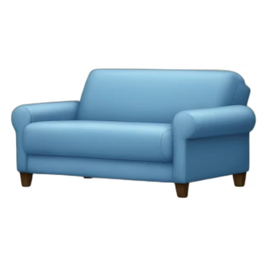 blue futon sticker