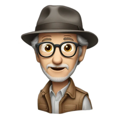 Steven Spielberg en ET sticker