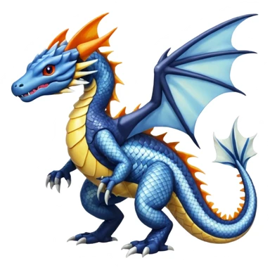 Koi-Salandit-Dialga-Dragon, full body sticker