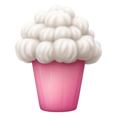 A pink palm puff goodie sticker