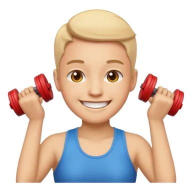 Exercício emoji aesthetic sticker