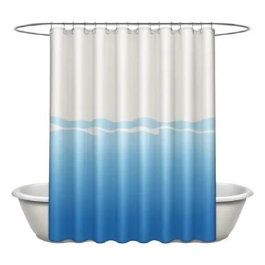 shower curtain sticker