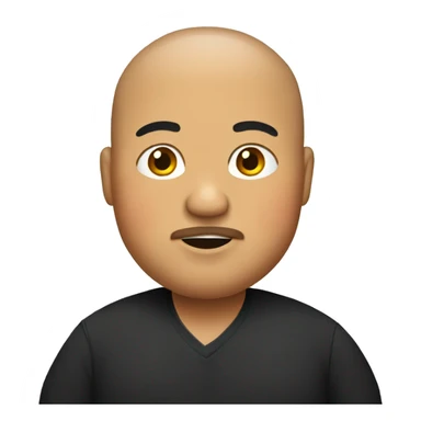 fat mexican with buzz cut  sticker