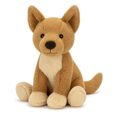jellycat stuffed plush australian dingo sticker