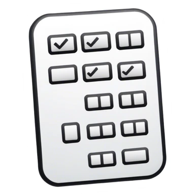 a form with lots of check boxes sticker