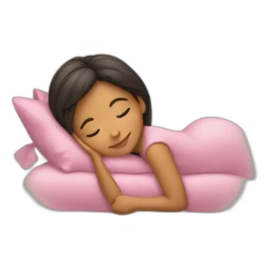Hispanic girl dreaming sticker