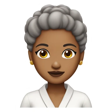 light skin girl spa day sticker