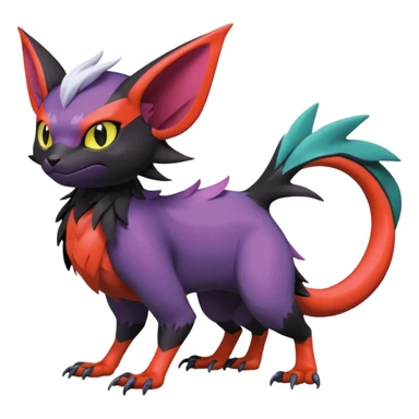  Noibat-Noivern-Trico-Nargacuga-Litten-Hybrid sticker