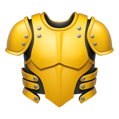 yellow predator bone armor sticker