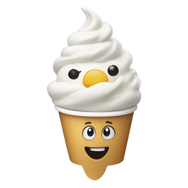 Frozen yogurt sticker