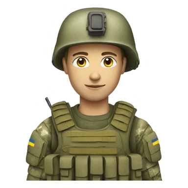 ukraine soldier sticker