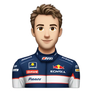 Pierre gasly f1 alpine driver sticker