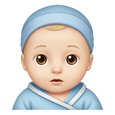 Newborn baby boy  sticker